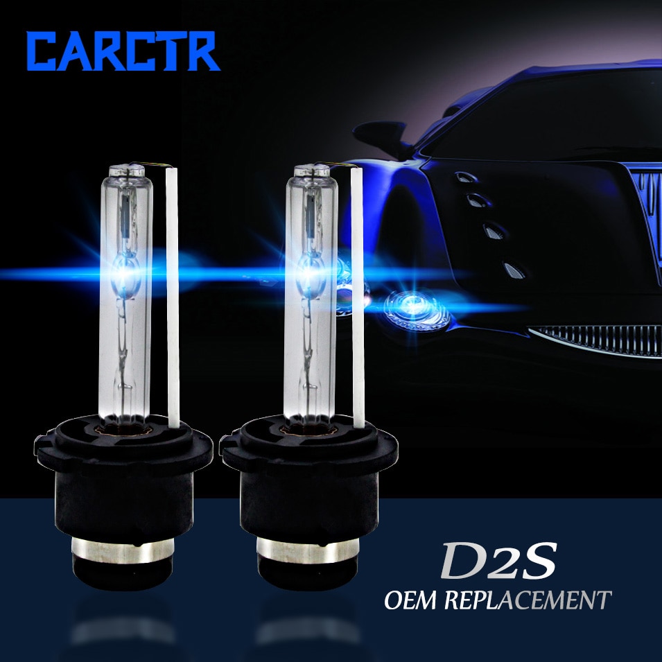 2Pcs Car Headlight Bulbs D2s Xenon 55W Headlamp HID IP68 12V 3000K 4300K 5000K 6000K 8000K 10000K 12000K 15000K Car Headlight