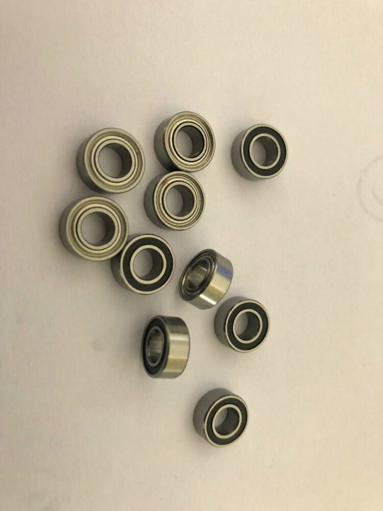 10pcs R2 R2ZZ R2RS R2-2Z R2Z R2-2RS ZZ RS RZ 2RZ Deep Groove Ball Bearings 3.175 x 9.525 x 3.967mm High 1/8" x 3/8" x 