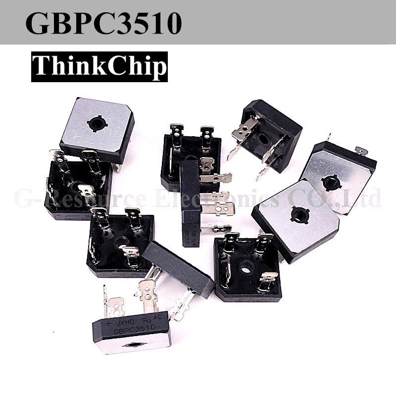 (2PCS) GBPC3510 35A Bridge Rectifier Single Phase Diode GBPC3510A GBPC3510W GBPC 3510