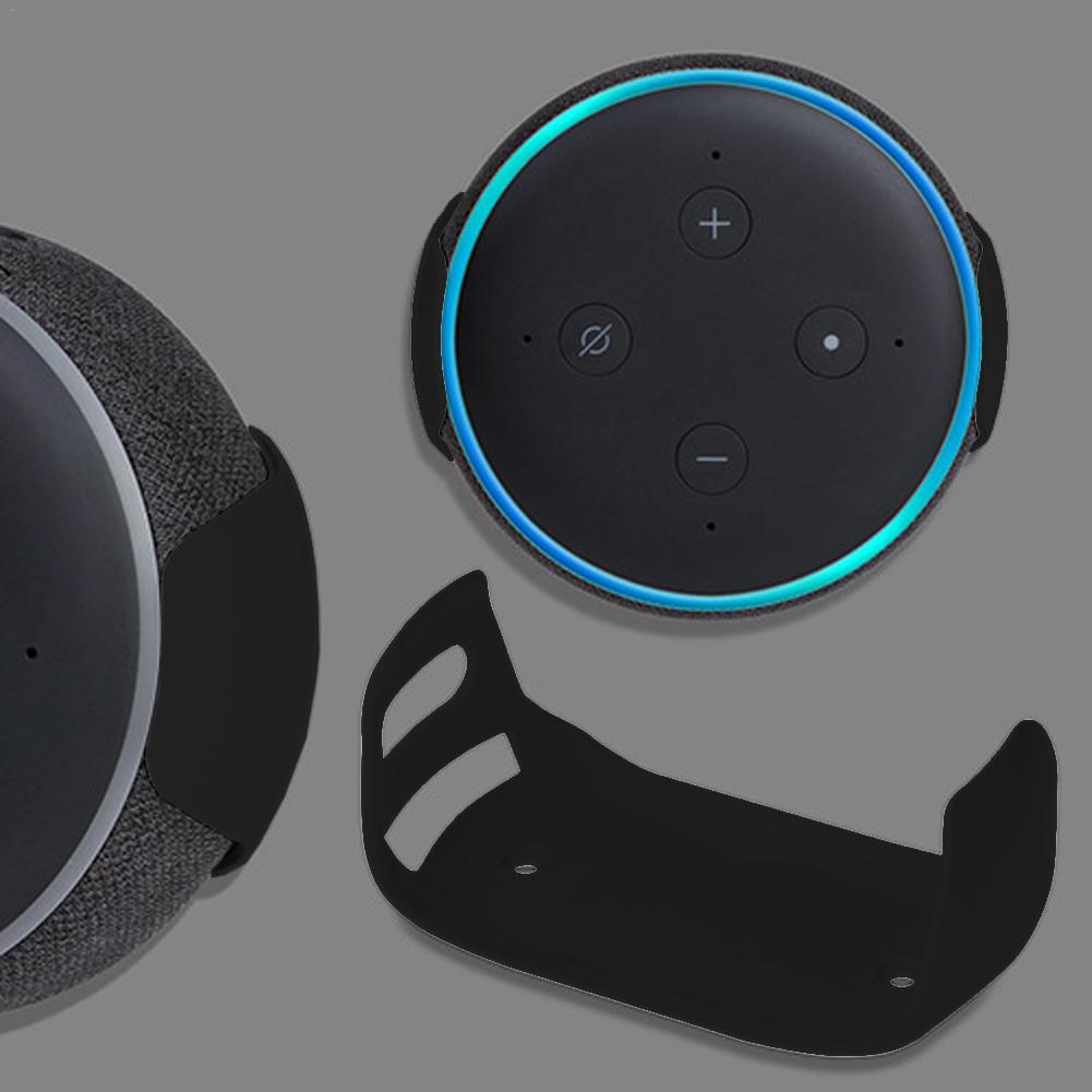 Holder For Echo Dot 3rd Generation Wall Mount Bracket black / white Mount Hanger Wall Holder For Echo Dot 3 Smart Speaker