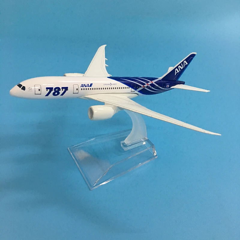 16CM ALLOY METAL JAPAN AIR ANA AIRLINES BOEING 787 B787 JA8961 AIRWAYS AIRPLANE MODEL PLANE MODEL W
