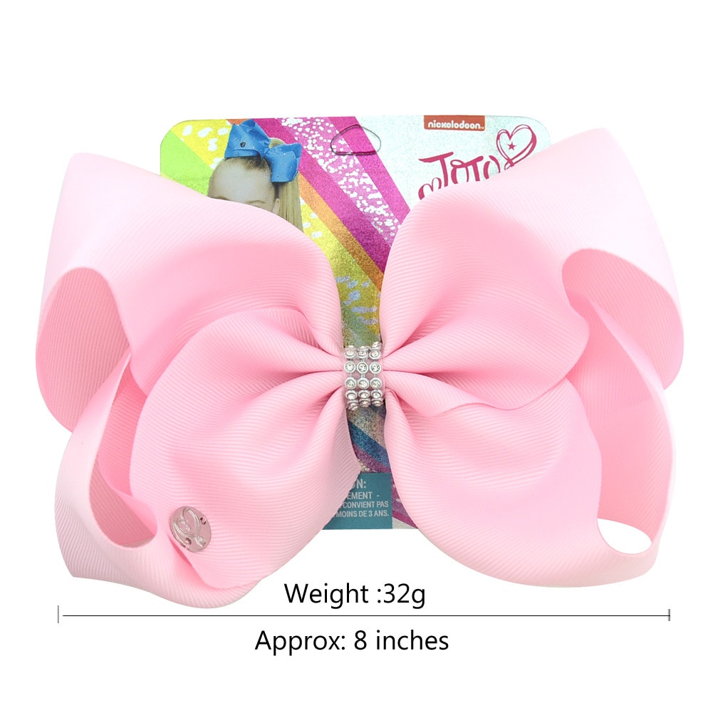8 Inch For Baby Hair Clip Large Unicorn Hair Bows for Girls With Clips Bowknot Hairpin Handmade Hair Accessories Bows