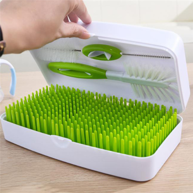 Grade PP Storage Nipple Shelf Dishes Drainer Nipple Shelf Feeding Cup Holder Bottle Dry Rack Baby Bottle Drain Drying Racks Food