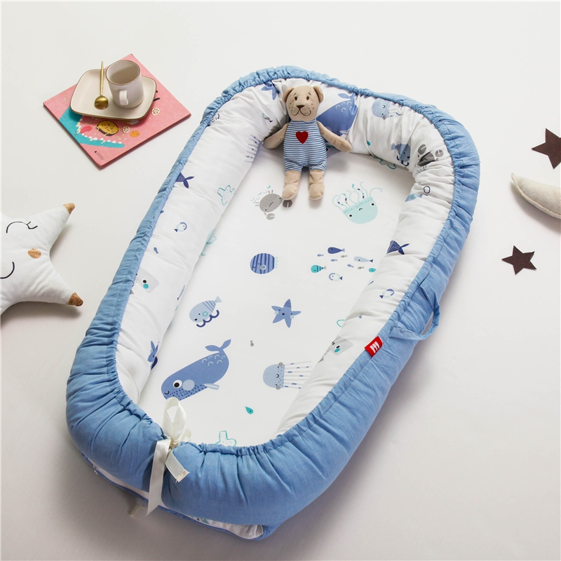 Fashion Mattresses Infant Baby Bassinet For Bed New Portable Baby Lounger For Newborn Crib Breathable And Sleep