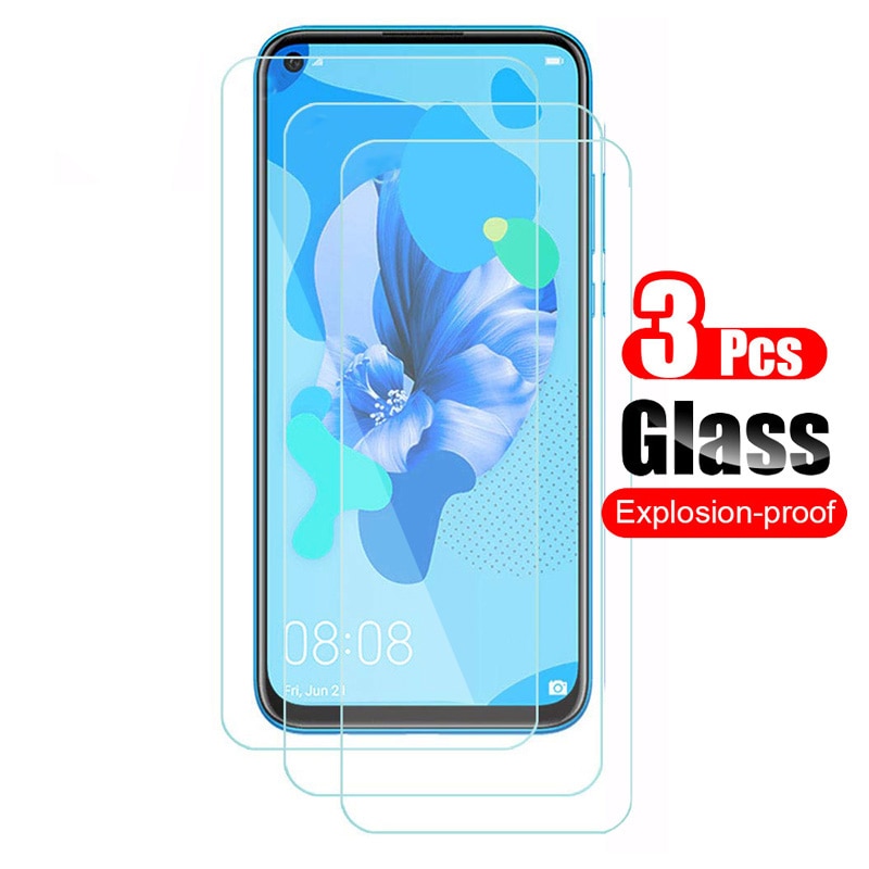 3Pcs For Huawei P20 lite 2019 Tempered Glass Screen Protector For Huawei P20 lite (2019) Front Protective Glass Shield Film 9H