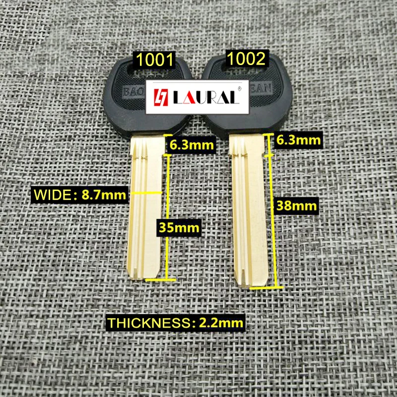 Best quality Lock Cylinder House Home Door Key blanks Locksmith Supplies Blank Keys 20 pcs/lot