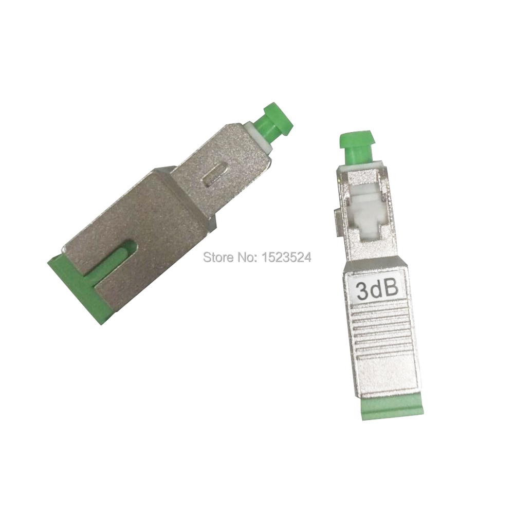 Free Shipping 5pcs/lot 3dB SC/APC Female to Male Fiber Optic Attenuator Female Male Fiber Optic Attenuator 3dB