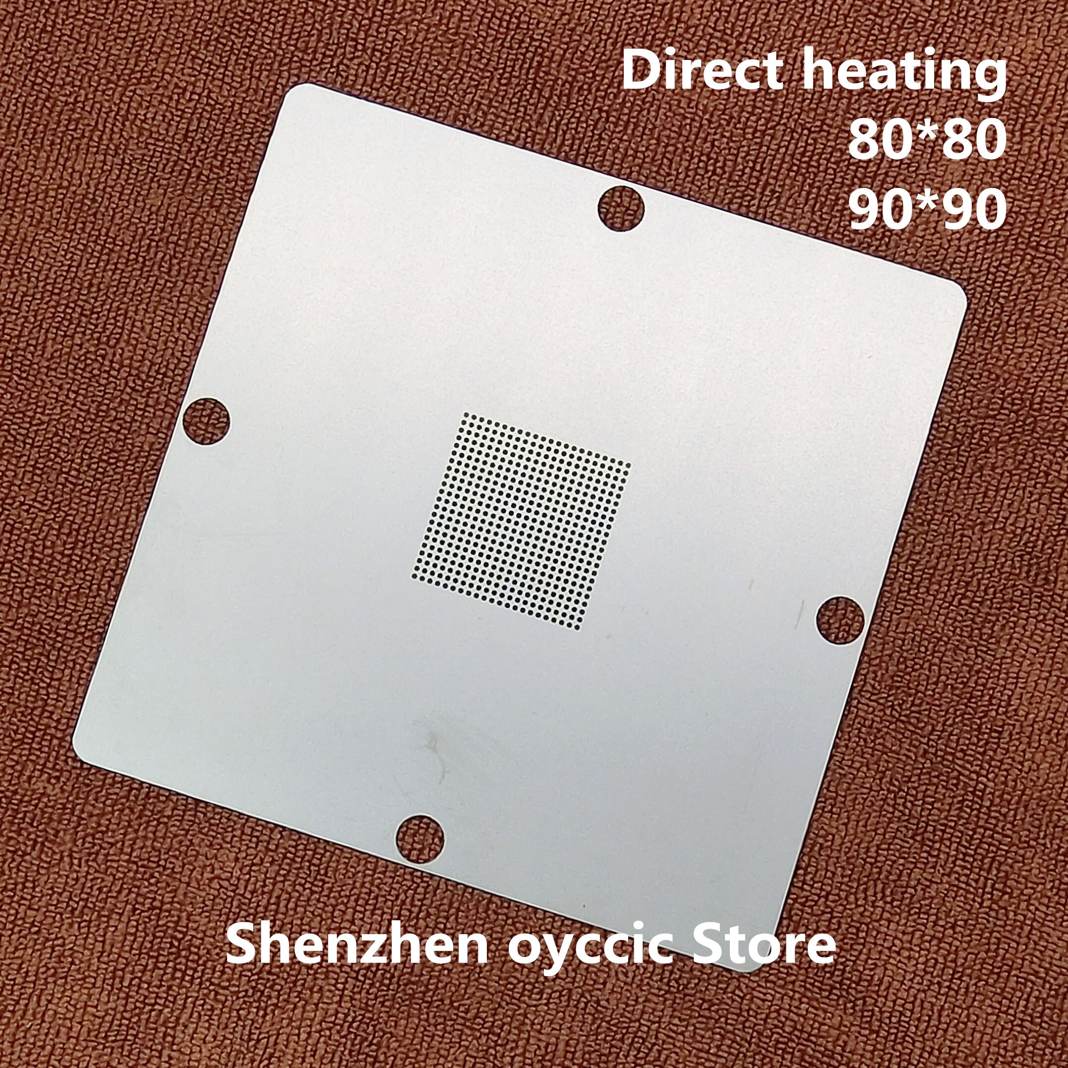Direct heating 80*80 90*90 XA3S1600E-4FGG484Q XC3S1600E-4FGG484C BGA Stencil Template with BGA IC Chipset