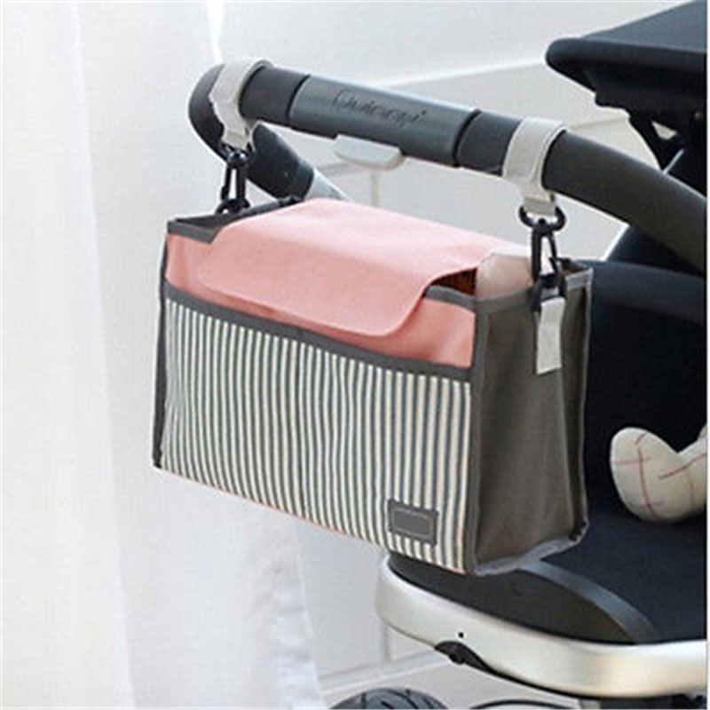 Multi-functional Mummy Bag Baby Diaper Nappy Pram Stroller Hanging Bags Waterproof Oxford Cloth Seats Strollers Accessories