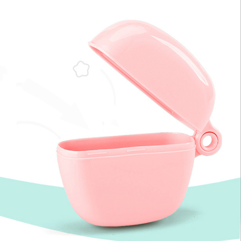 Infant Dustproof Pacifier Storage Box Pacifier Holder Pacifier Cradle Case Portable Baby Pacifier Nipple Box Nipple Shield Case