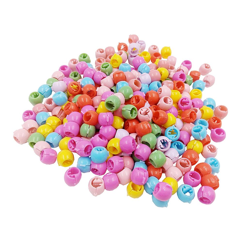 20 PCS Mini Hair Claw Clips For Women Girls Cute Candy Colors Plastic Hairpins Hair Braids Maker Beads Headwear Hair Accessories