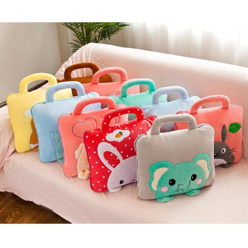Dropship Cute Multifunction Nap Pillow Baby Quilt Air-Conditioner Sofa Crib Quilt Baby Blankets Infant Pillows Bedding Props