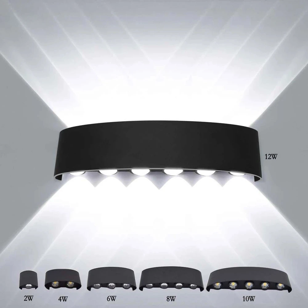2W 4W 6W 8W 10W 12W  LED Wall Light Outdoor Waterproof Modern Nordic style Indoor Wall Lamps Living