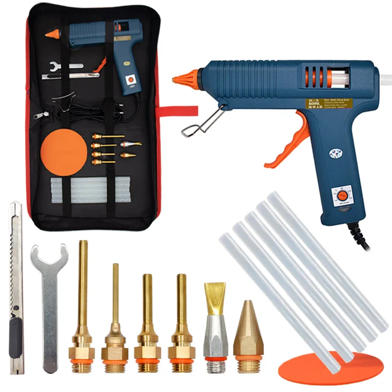150W Hot Melt Glue Gun Adjustable Temperature Glue Gun Nozzle 11mm Glue Sticks Professional