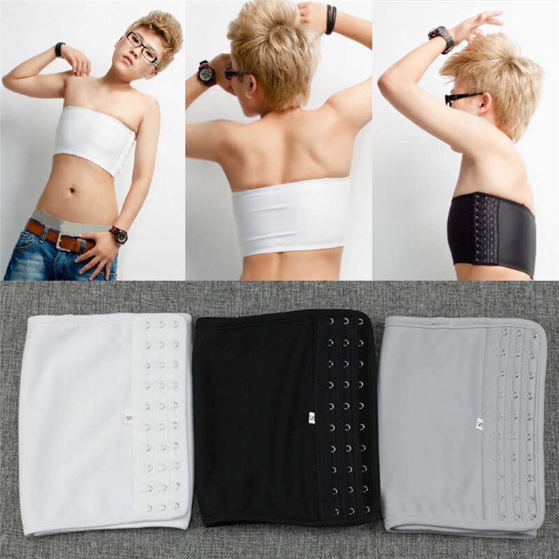 1Pc Casual Strapless Chest Breast Binder Trans Tomboy Cosplay FashionLesbian Tomboy Cosplay Women Clothes