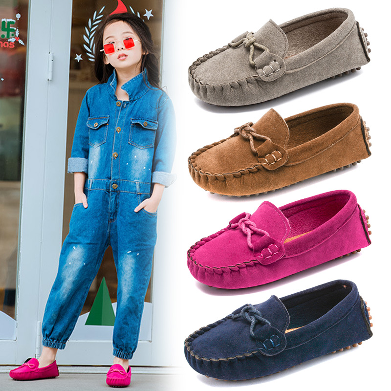Little Kids Loafers Flat Heel Slip On Toddler Casual Shoes for Boys Girls BM88