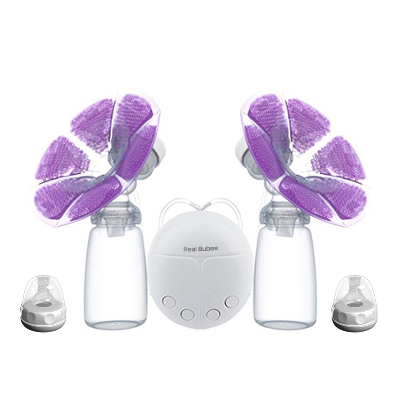 Double Electric Breast Pumps Electric USB Powerful Nipple Suction With Baby Feeding Milk Bottle Cold Heat Pad Nipples BPA Free