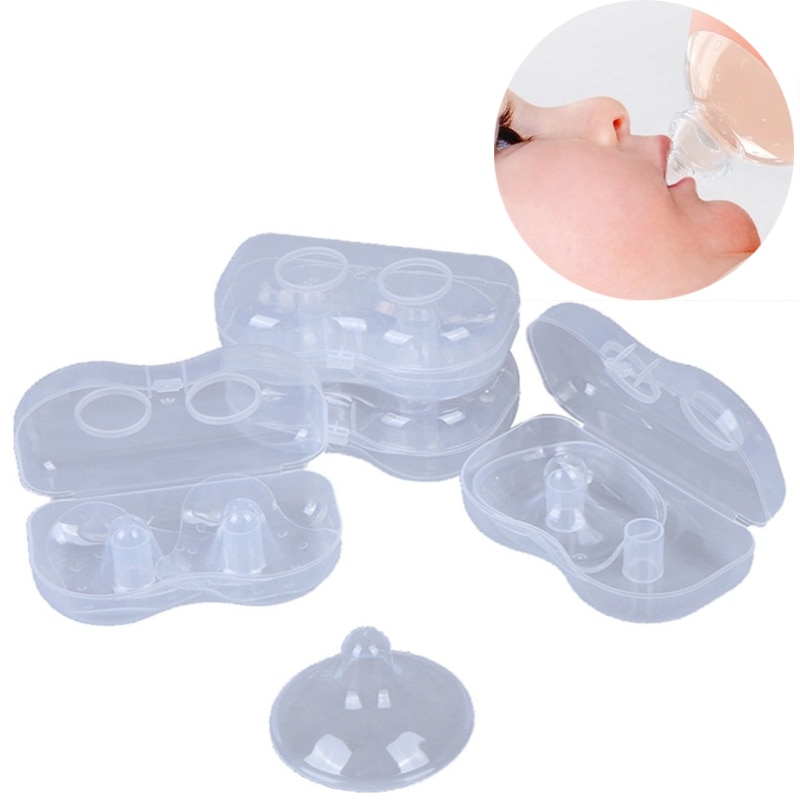 Silicone Nipple Protectors Feeding Mothers Nipple Shields Protection Cover Breastfeeding Mother Milk Silicone Nipple