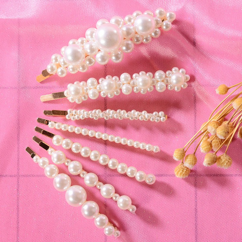 Children Kids Hairpin Princess Hair Accessories Girl Casual Headwear Girls Hair Clips With Pearl Design Hair Pin Hot