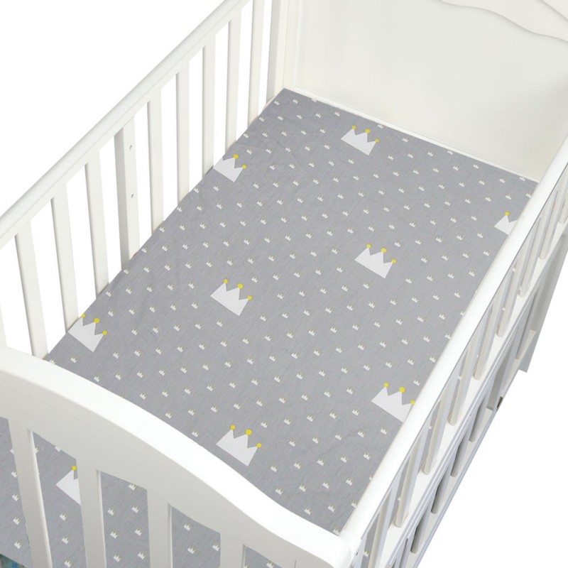 Crib Sheets Infant Baby Girl Boy Sheets Geometric Tree Fitted Crib Sheets Toddler Bed Mattresses Standard Mattress Hot