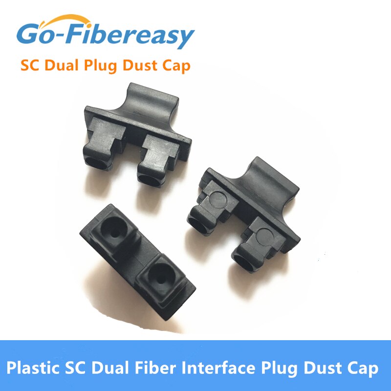 FTTH ROHS Silica/Plastic fiber transceiver module SC dual dust cap /SC dual fiber interface plug /Media Converter SC dust cap