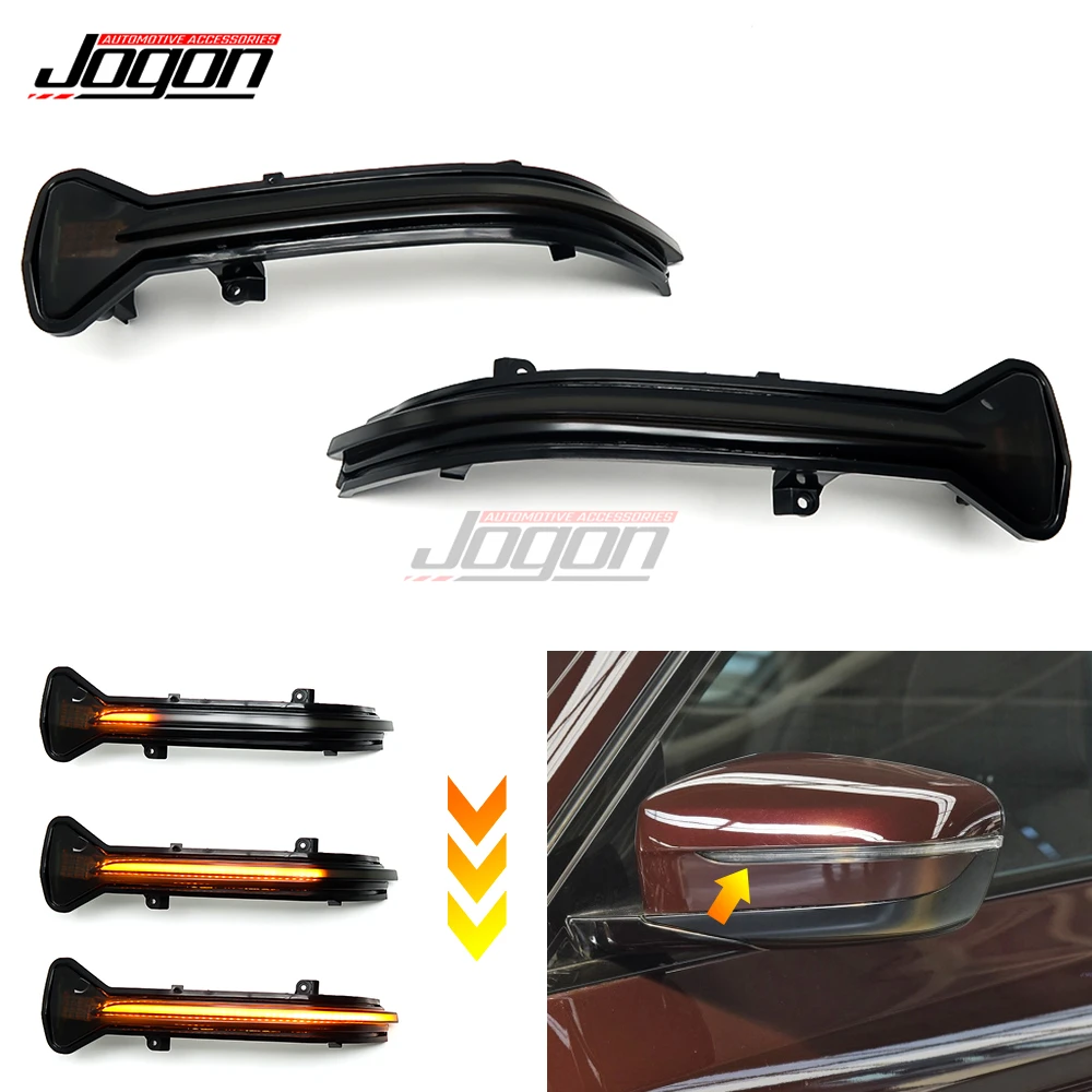 RHD For BMW 5 6 7 8 Series G30 G31 G11 G12 G14 G15 M5 F90 Side Mirror LED Dynamic Turn Signal Light