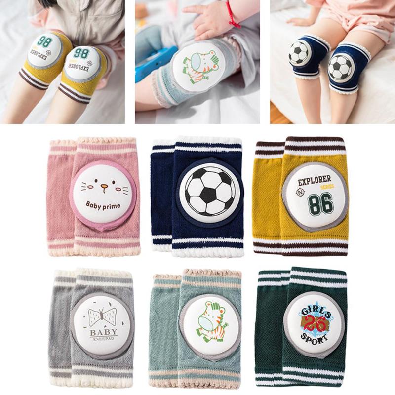 Newborn Baby Kneepads Crawling Socks Protector Cotton Children Elbow Toddler Warmer Kids Christmas Winter Warm Feet Wear Care