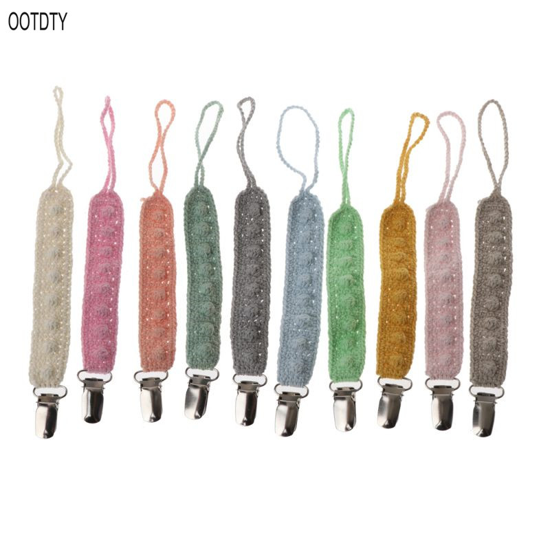 Handmade Baby Pacifier Clips Pacifier Chain Dummy Clip Nipple Holder For Nipples