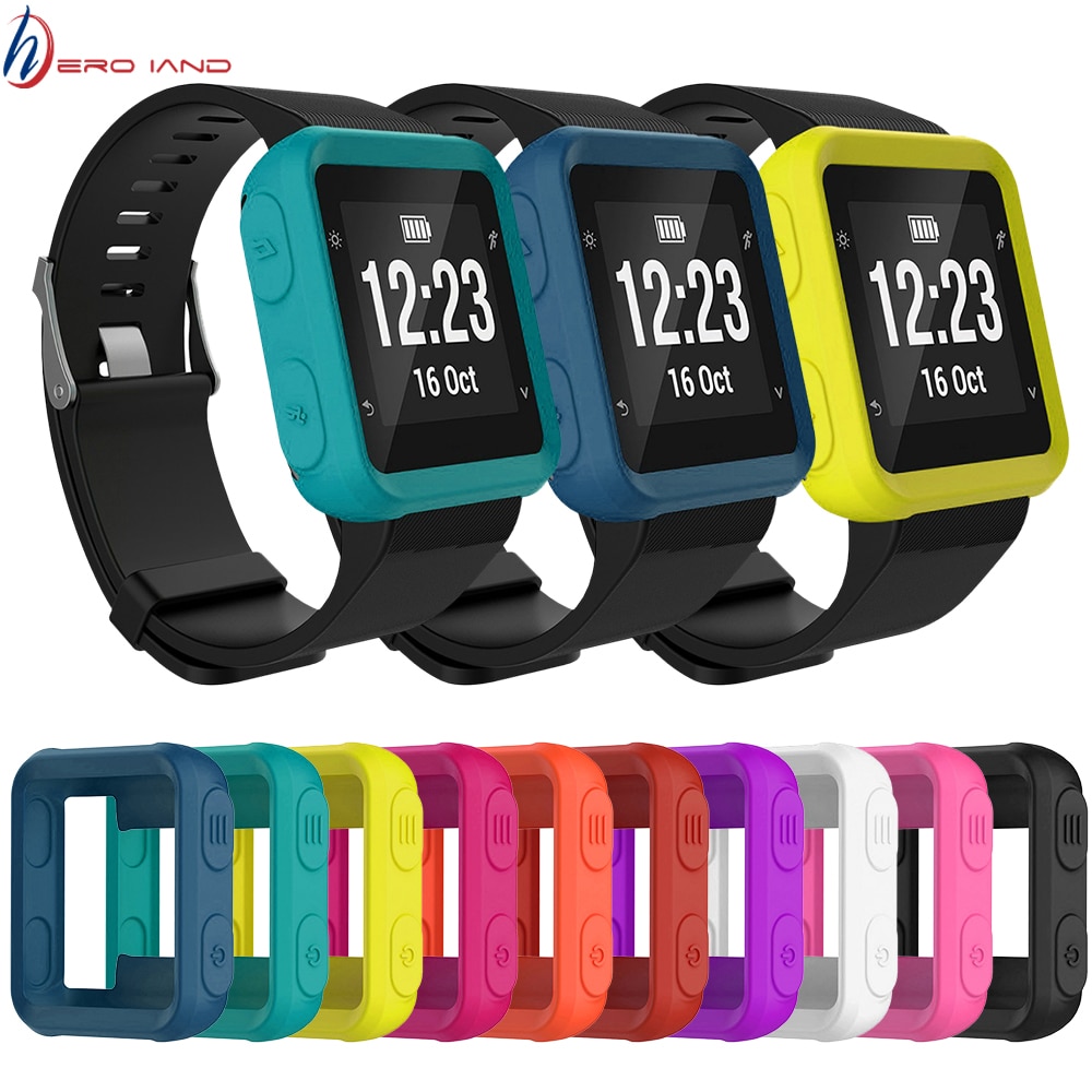 Silicone Ultra-Slim Protective Case for Garmin Forerunner 35/Approach S20 Sports Watch Smart Accessories
