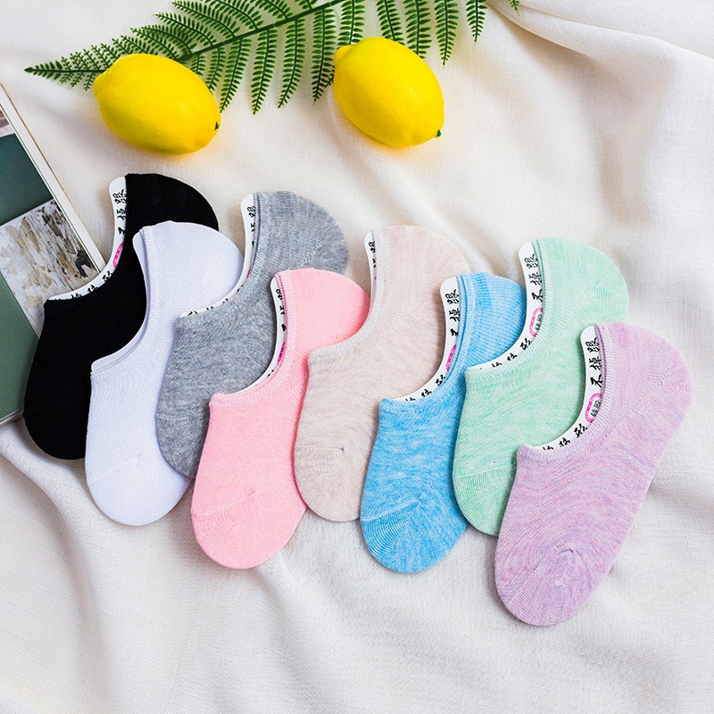 8 Pairs Candy Colors Women Ankle Socks Kawaii Funny Cute Solid Colors Plush Boat Socks Female Lady Girl Art Sock Short Sox
