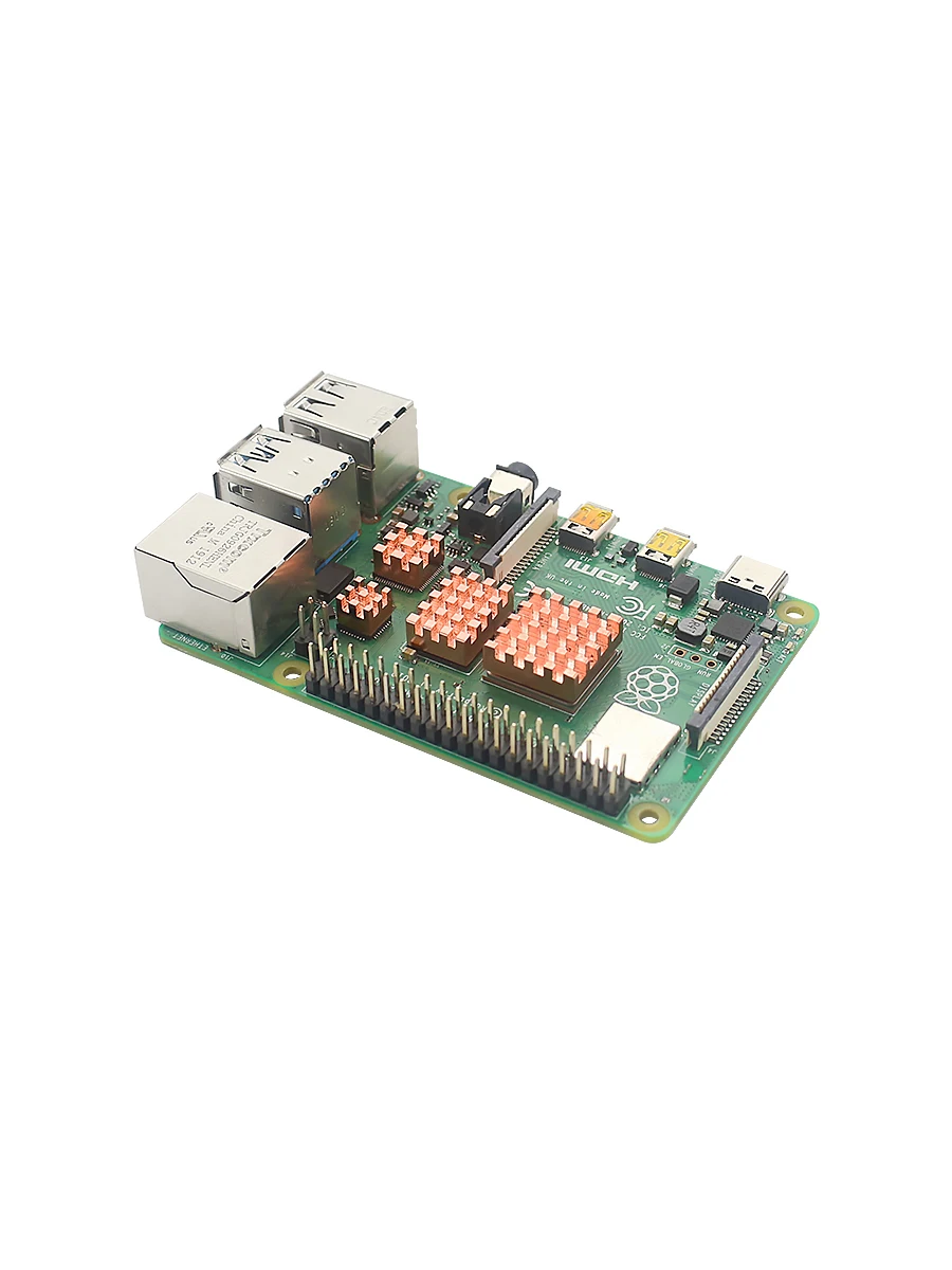 Raspberry Pi 4 Heat Sink Metal Copper Heatsink Passive Cooling Pad  Heat Dissipation Radiator for