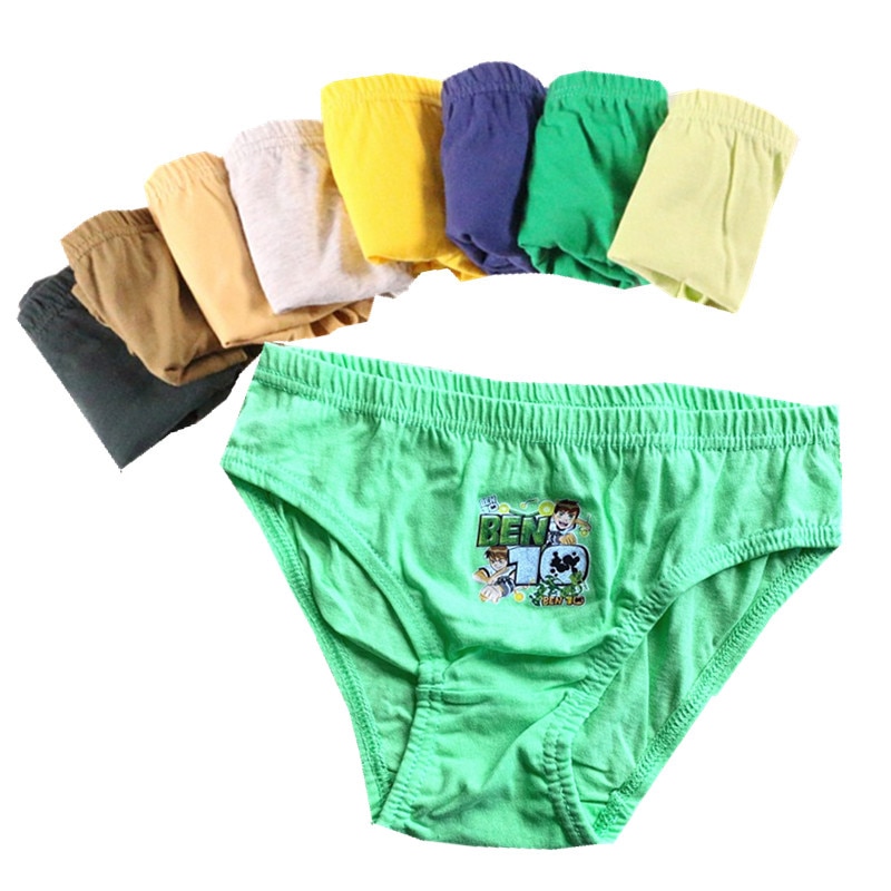12pcs/lot Boys Briefs Boy Underwears Panties Baby Boy's Underwear 1-10Y