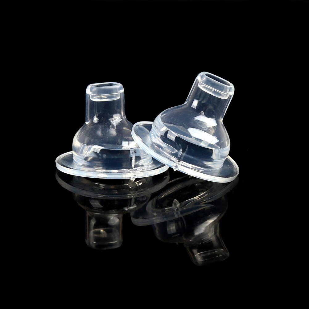 2pcs Baby Feeding Nipple Kid Silicone Wide Caliber Bottle Pacifier Nipple