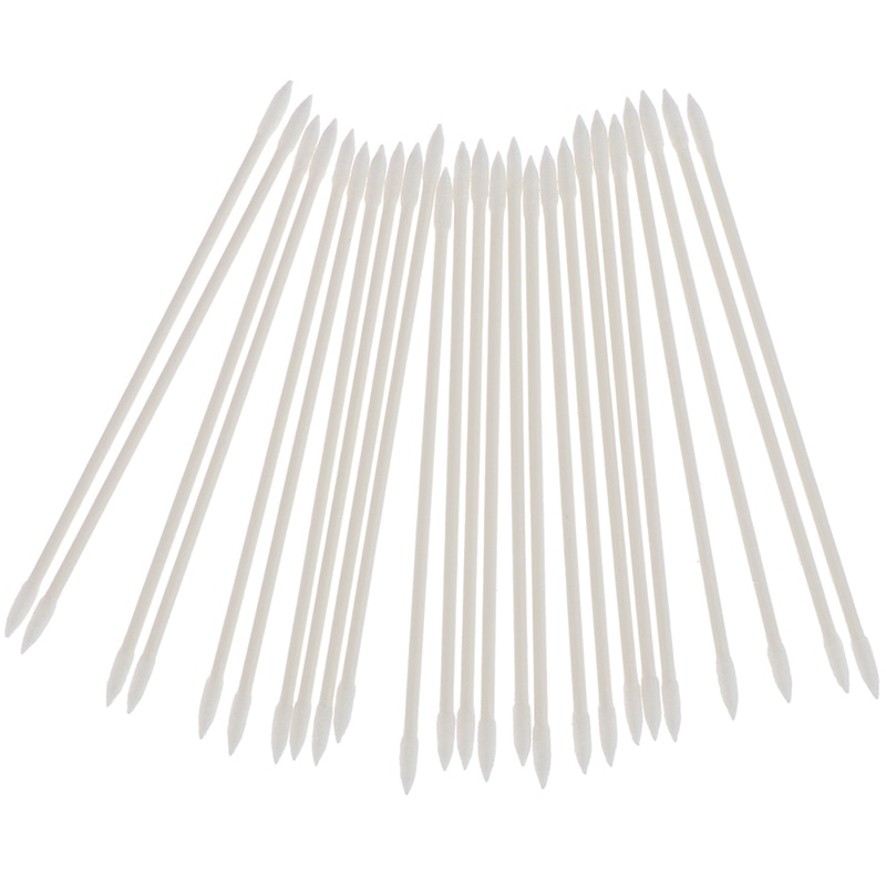 25pcs/ Pack Double Head Cotton Swab Baby Women Makeup Cotton Buds Tip For Medical Wood Sticks Nose Ears Cleaning Health Care