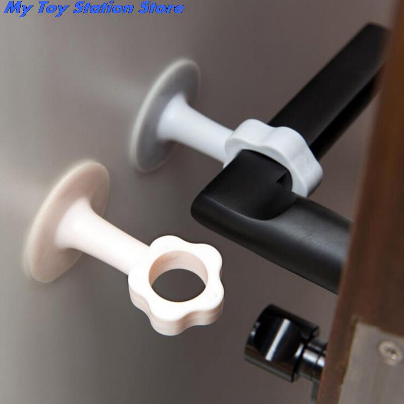 Door Knob Silencer Crash Pad Wall Protectors Silicone Door Stopper Anti Collision Stop Products 67mm*45mm