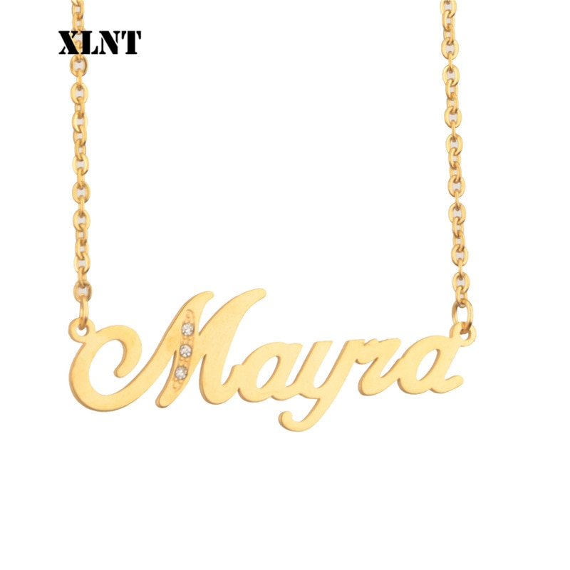 XLNT Mayra Name Necklace Custom Name Necklace, Personalized Name Necklace , Custom Name Jewelry