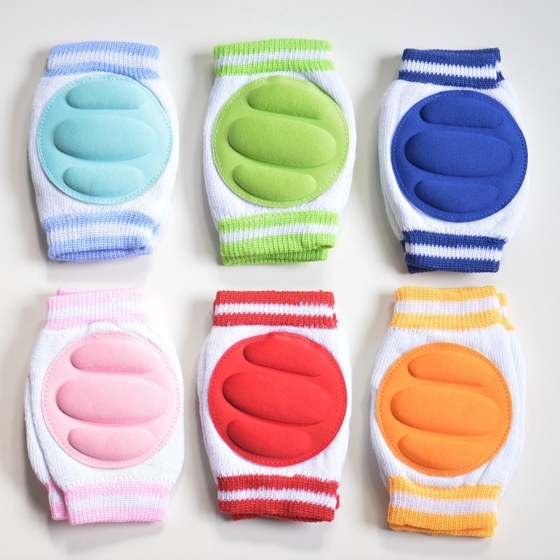 1 Pair Baby Knee Pads Protector Kids Children Safety Crawling Elbow Cushion Infants Toddler Knee Pads Protector Leg Warmers