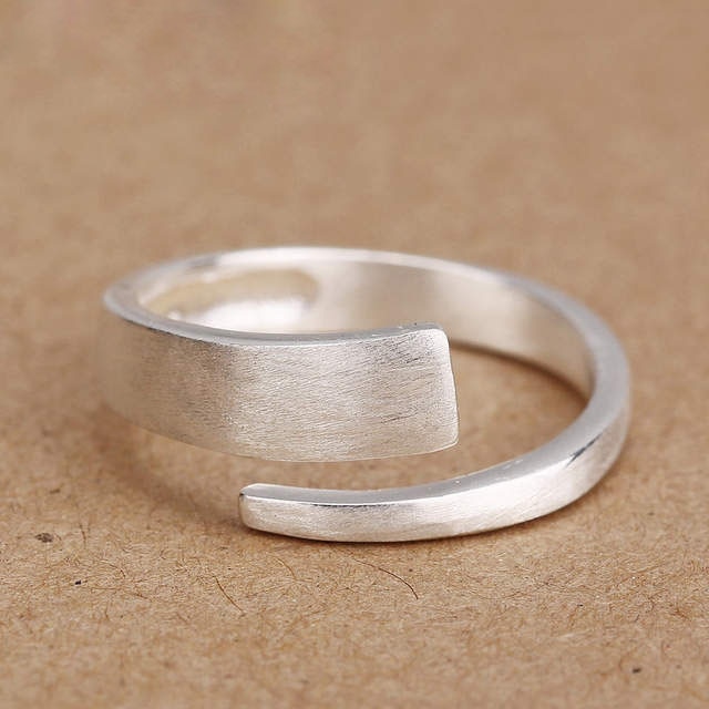 Fashion 925 Sterling Silver Large Rings For Women Girls Rings Joyas De Plata Bohemian Jewelry Wholesale