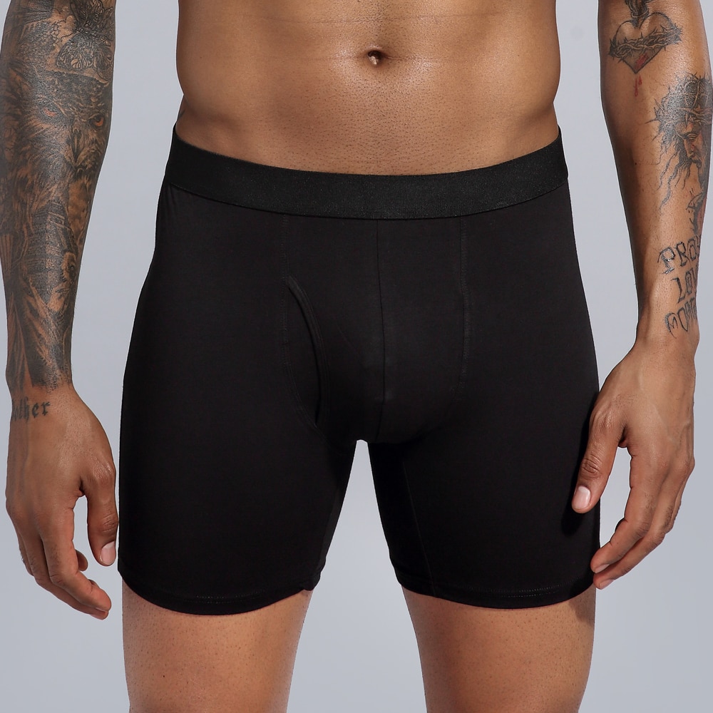 Panties Men Boxers Long Underwear Cotton Man Plus Size Shorts Boxer Breathable Shorts Mens Boxers Underpants Hombres Boxeador