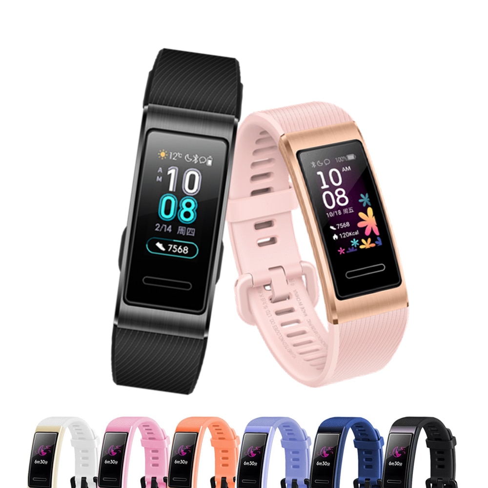 For Huawei Band 4 pro 3 3pro Strap Silicone Bracelet Watch Band Replacement Wrist Strap For Huawei 3/3 Pro Watch accessories