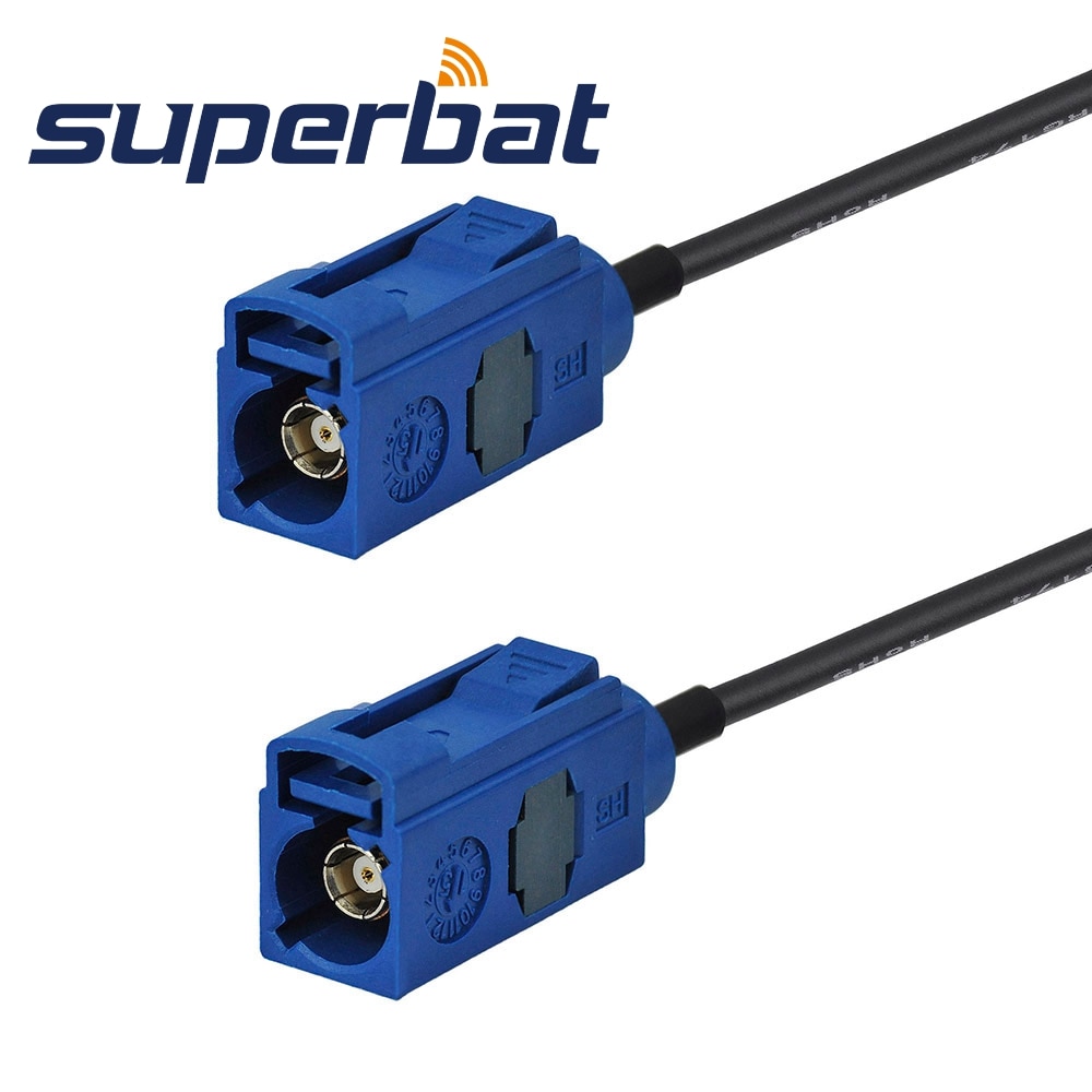 Superbat Fakra"C" Jack Straight to Female Straight Pigtail RG174 6M GPS Antenna Extension Cable