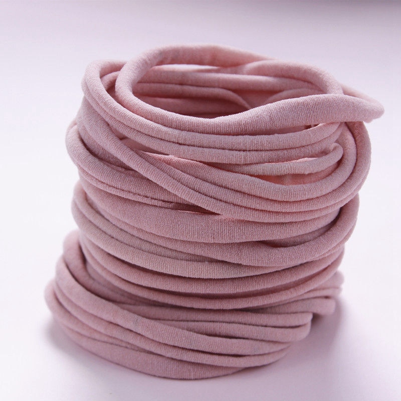 Skinny Nylon Elastic Stretch Headband Super Soft Thin Bulk Nylon Elastic Baby Headbands Nylon Headbands Soft stretchy HB388S