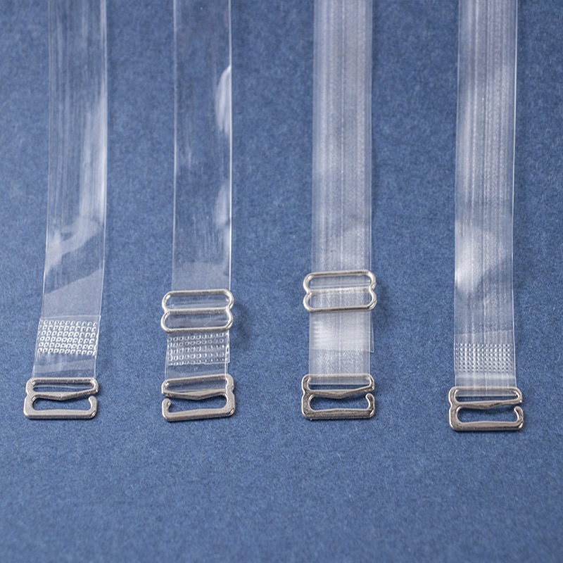 1/2/3 Pairs/set Clear Bra Straps Transparent Invisible Detachable Adjustable Silicone Women's Elastic Belt Intimates Access