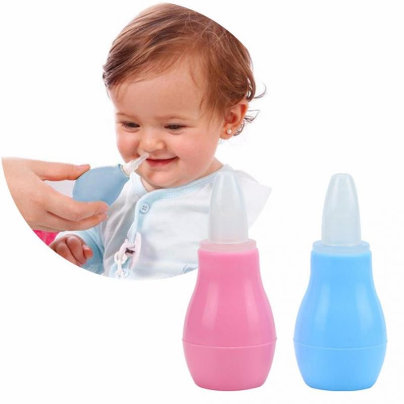 Silicone Newborn Nose Aspirator Toddler Nose Cleaner Infant Snot Vacuum Sucker Soft Tip Cleaner Baby Care Products