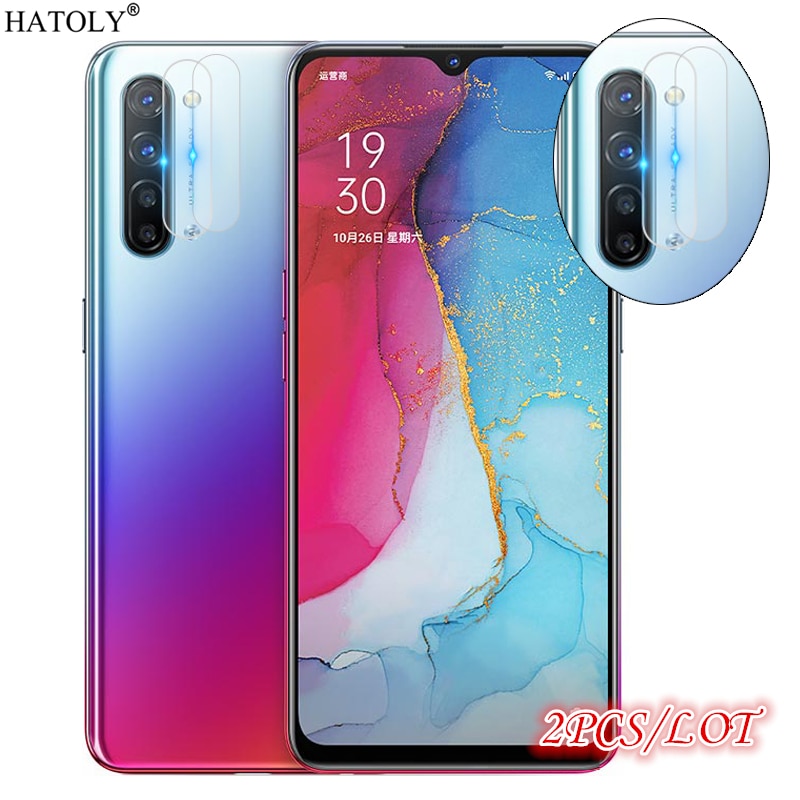2Pcs Glass Oppo Reno 3 Camera Lens Glass Phone Screen Protector For Oppo Reno 3 Camera Protective HD Back Film For Oppo Reno 3