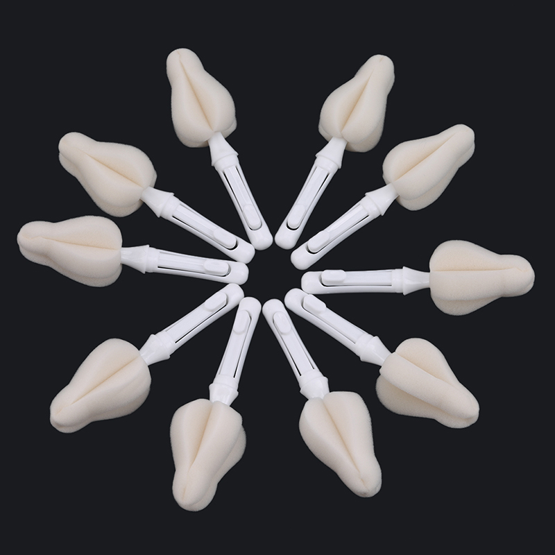 1 Set Plastic Handle Removable Sponge Baby Infant Feeding Bottle Brush Nipple Pacifier Cleaning Brush