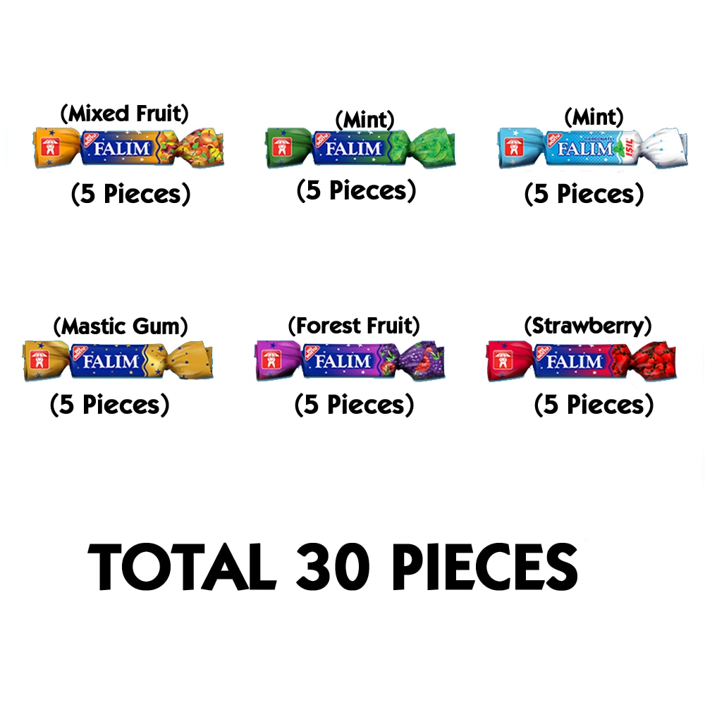 Falım Sugarless Chewing Gum Best Sugar Free Chewing Gum Sugar Free Gum 30 Pieces