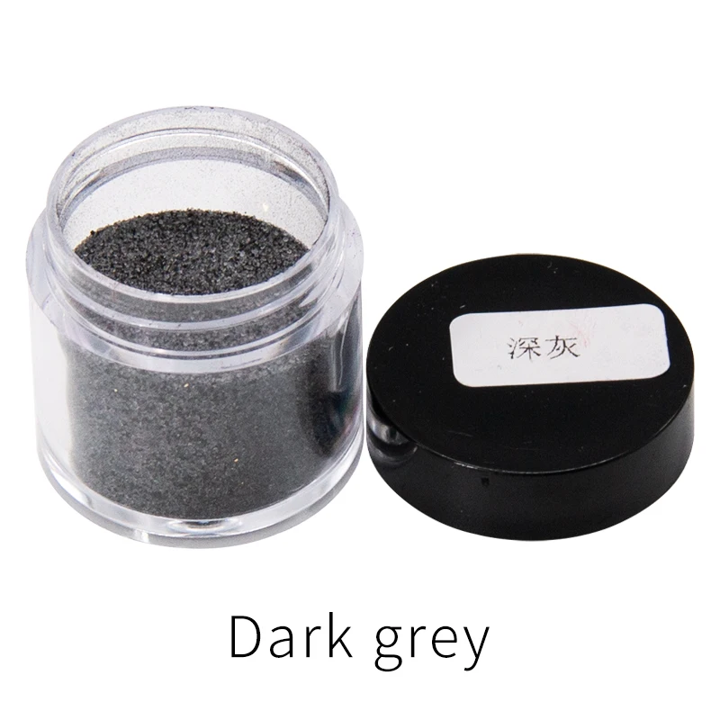 Dark Gray Fabric Dye Powder Pigment Dye for Clothing Renovation Clothes Feather Bamboo 10g/bottle Dy