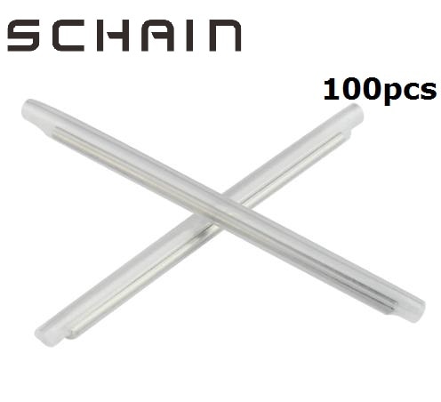 100pc 60 mm 40 mm optical fiber splicing heat shrinkable tube,1.2 Needle heat shrinkable tube, heat shrinkable sleeve bare fiber