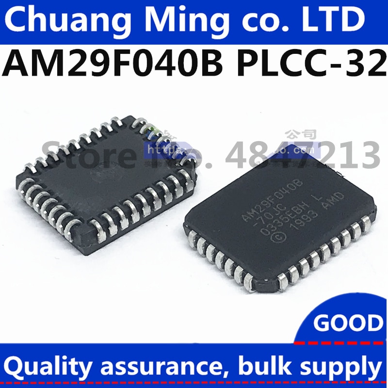 50pcs/lot AM29F040B-70JC AM29F040B-70JI AM29F040B-70 AM29F040B AM29F040 29F040 PLCC-32 29F040B AM29F040B-70JF In Stock